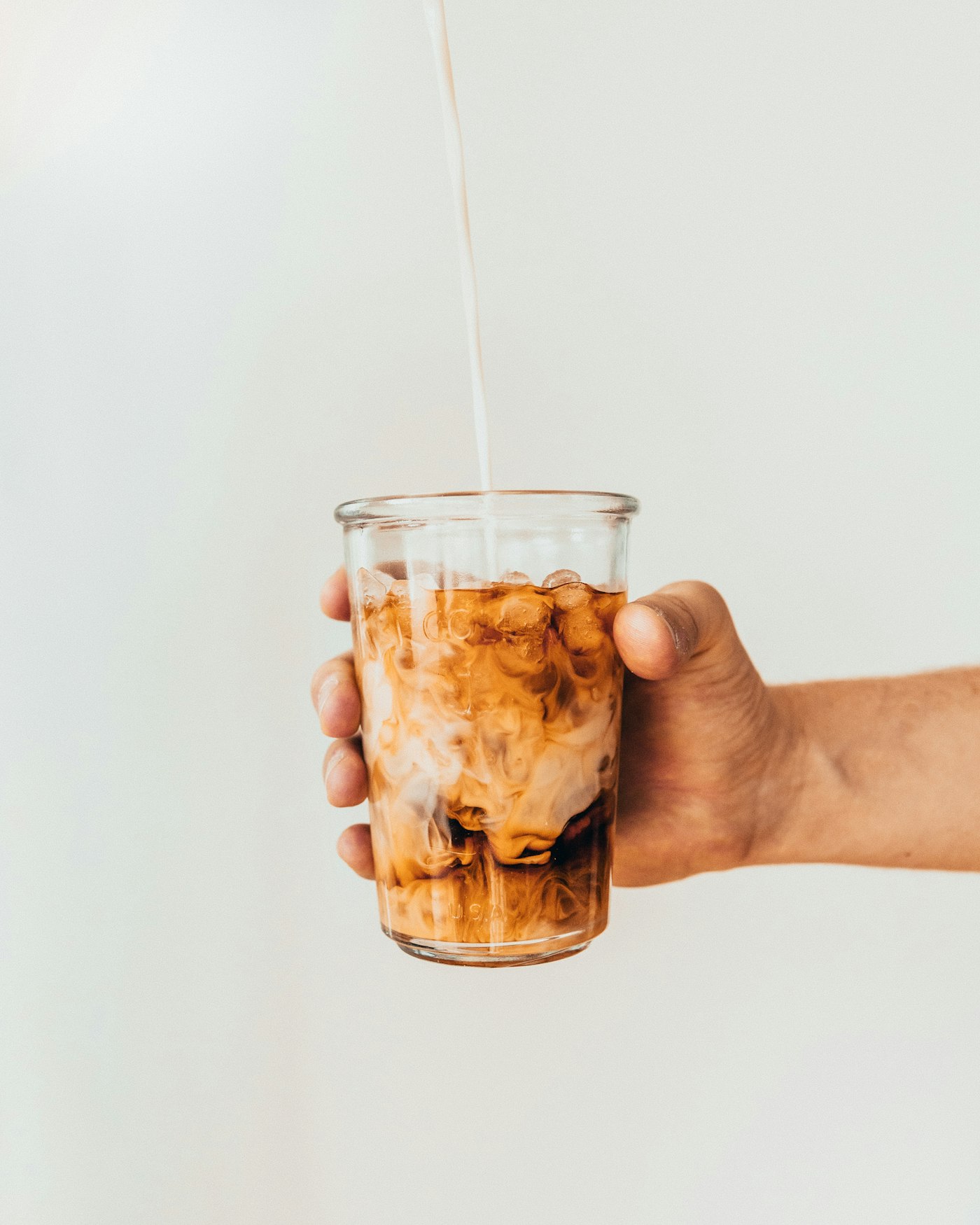An iced latte